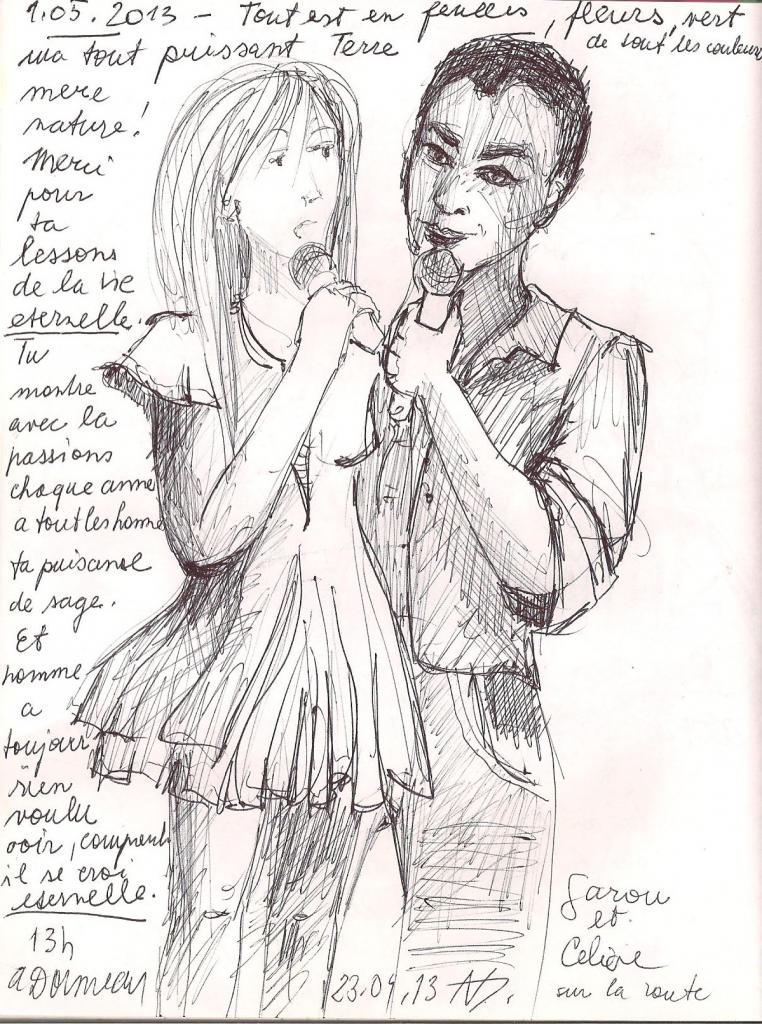 celine et Garou 001