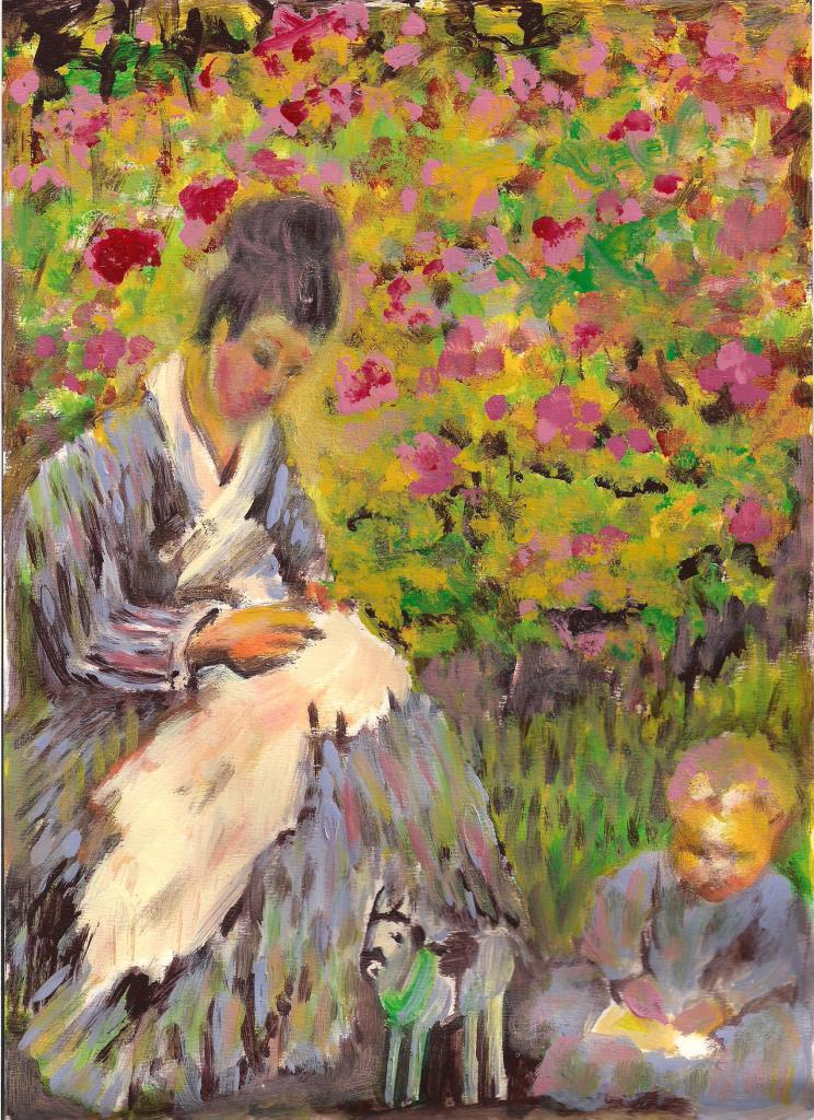 peinture AVD après Claude Monet 001