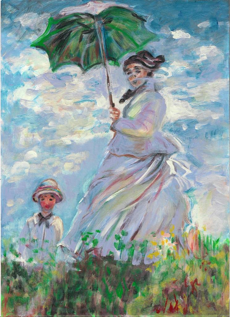 peintureAVDaprèsC.Monet Camille 003